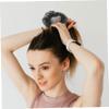 FOYTOKI Bun Hair Net Hairnets Women's Hair Products Black Head Net Accessory Set for Women Elastic view 2