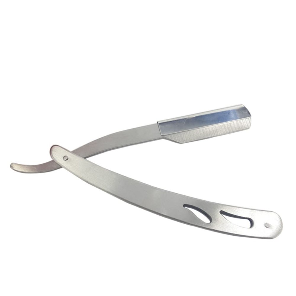 SOESFOUFU Stainless Steel Straight Razor for Men Manual Beard Shaving Tool for Barbers and Home Use Provides Smooth Shave with Less Skin Irritation Not Included