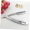 SOESFOUFU Stainless Steel Straight Razor for Men Manual Beard Shaving Tool for Barbers and Home Use Provides Smooth Shave with Less Skin Irritation Not Included view 4