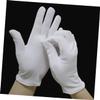 BELLIFFY Long Lasting Cotton Gloves 10 Pairs for Industrial Cleaning Construction and Party Etiquette Size XL view 2