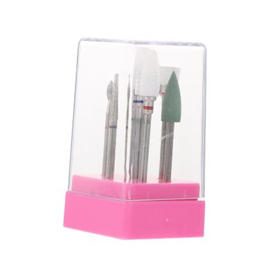 7 Piece Alloy and Ceramic Nail Drill Bit Set for Acrylic Nails