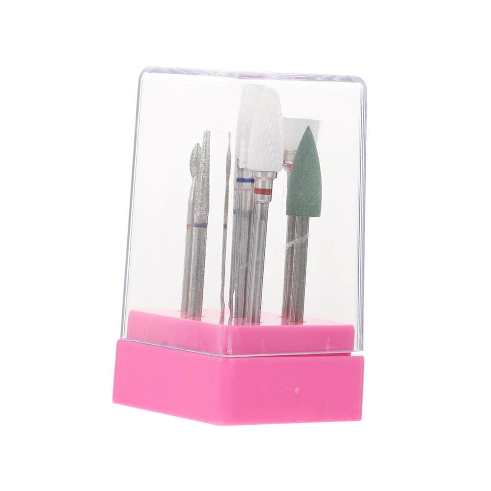 7 Piece Alloy and Ceramic Nail Drill Bit Set for Acrylic Nails
