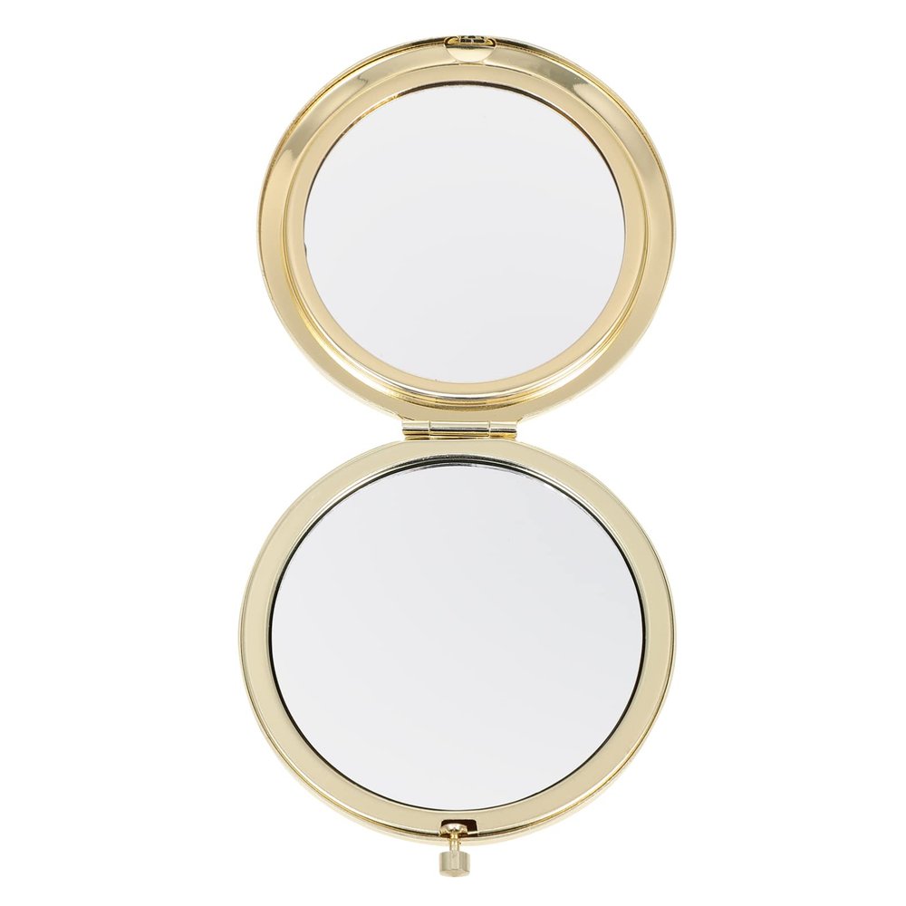 VINTORKY Portable Folding Mirror Magnified Lighted Travel Makeup Tool for Female Compact Mirror