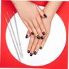 FOYTOKI 100pcs Cuticle Pusher Remover Nail Art Tools Professional Nail Cuticle Trimmer Remover Tool Plastic Cleaner Kit view 4