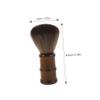 Baluue 107g Barber Brush for Hair Cutting Professional Neck Hair Cleaning Tool Wooden Handle and Soft Fibers for Salon Use view 2