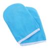 HAPINARY Paraffin Wax Hand Covers Thick and Mitts for Moisturizing Treatments Beauty Salons and Home Use Comfortable and Lightweight Design Stylish Blue with White Trim view 1