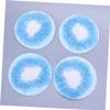 OHPHCALL 5pcs Blue Invisible Hair Nets for Women Lightweight and Breathable Bun Cover Accessories for Ballet and Elegant Hairstyles view 2