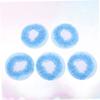 OHPHCALL 5pcs Blue Invisible Hair Nets for Women Lightweight and Breathable Bun Cover Accessories for Ballet and Elegant Hairstyles view 4