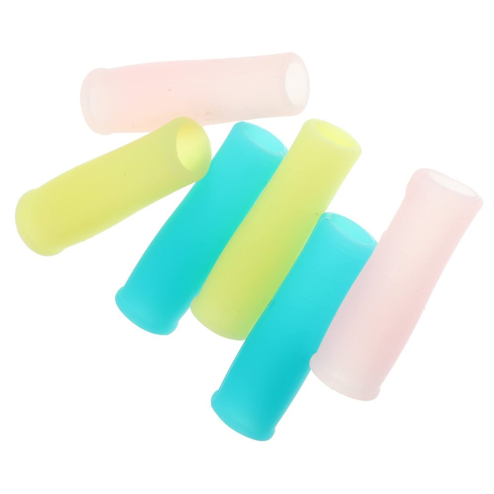 BELLIFFY Silicone Tweezer Tip Protectors Cuticle Scissors Tip Sleeve Manicure Tool Handle Cover