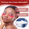 Beautistin 2 Pairs Reusable Under Eye Wrinkle Patches Silicone Mask, Plump Fine Lines & Wrinkles, with Metal Eye Cream Applicator, Tin Case, Valentine's Day Red view 3