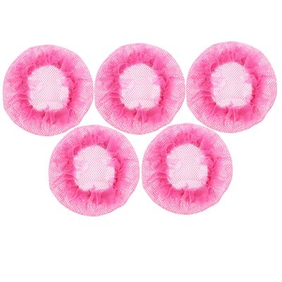 OHPHCALL 5pcs Invisible Hair Nets Set for Bun Covers and Reusable Hair Accessories for Women Girls for Ballet Dance Skating Gymnastics and Everyday Styling Rosy