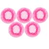 OHPHCALL 5pcs Invisible Hair Nets Set for Bun Covers and Reusable Hair Accessories for Women Girls for Ballet Dance Skating Gymnastics and Everyday Styling Rosy view 1