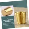 Gogogmee 1pc Stainless Steel Shaving Bowl for Men Foaming Shaving Vessel for Creating Stable Base Design for Professional and Personal Use for view 4