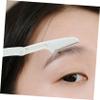 MERRYHAPY 12pcs Portable Eyebrow Hair Shaper Kit for Women Precision Trimmer for Eyebrows Facial Hair and Bikini for Safe Storage and Easy Use view 3