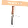 Baluue Stainless Steel Beard Comb Folding Hair Brush for Men Beard Grooming Brush Barber Tool Multipurpose view 2
