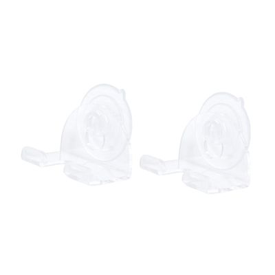 WHAMVOX 2pcs Strong Suction Cup Razor Holder for Men Easy Install Shaver Hanger Transparent Design for Clean Tidy Bathroom Storage