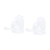 WHAMVOX 2pcs Strong Suction Cup Razor Holder for Men Easy Install Shaver Hanger Transparent Design for Clean Tidy Bathroom Storage view 1