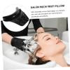Baluue 2pcs Salon Shampoo Bowl Neck Rest Pillow Silicone Suction Cup Hair Pillow for Hair Washing view 2