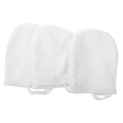 IWOWHERO Soft Cotton Makeup Removal Gloves Reusable Cleaning Pads Makeup Powder Puff