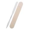 HAPINARY 1set Stainless Steel Cosmetic Spatula for Makeup Mixing and Nail Art Dual- Design Easy to Beauty Tool for Salon Use and Home Application view 1