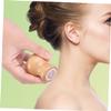 Anneome Jade Roller Face Massage Tool Portable Skin Care Roller for Relaxation and Made Natural Jade and Handle for Neck Hands and Legs view 2