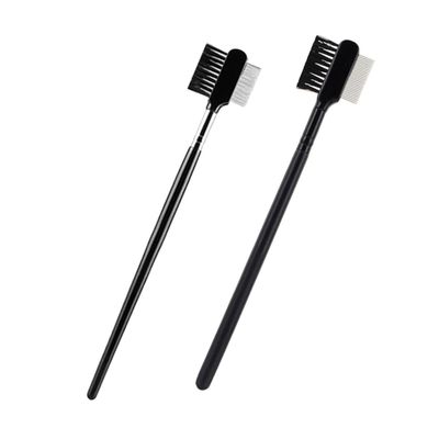 HONMEET 2pcs Makeup Tools Girl Eyebrow Eyelash Combs Brow Brush for Women Men Portable Lightweight