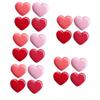 Gogogmee 5sets Valentines Eyeshadow Hearts Depotting Makeup Compact Empty Case Lipstick Boxes Sample Holder 4pcs*5 view 1