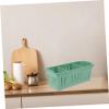 AUTSUPPL 2pcs European Style Divided Cosmetics Organizer Hollow Makeup Storage Container for Women Makeup Box for Home Shop Dorm Use Green view 3