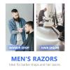 WOONEKY Straight Manual Shaving Razor for Men Professional Barber Tool for Beard and Hair Grooming for Minimal Skin Irritation for Travel and Salon Use view 2