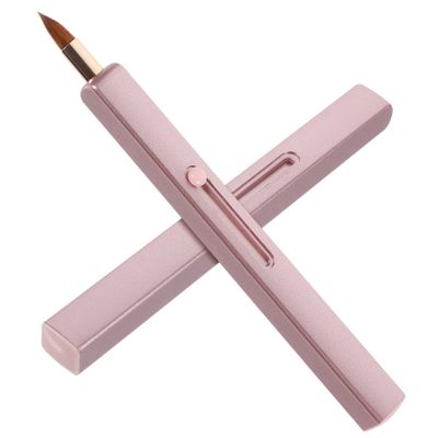 BELLIFFY 2pcs Lip Brush with Protective Cap Portable Lip Gloss Applicator for Women Compact Design for Easy Makeup Application for and Gloss