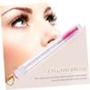 BELLIFFY 4pcs Portable Eyelash Brush Tubes with Keychain Long Mascara Wands for Eyelashes and Eyebrows Sparkling Rhinestone Design for Makeup Artists and Everyday Use view 2