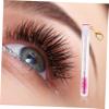 BELLIFFY 4pcs Portable Eyelash Brush Tubes with Keychain Long Mascara Wands for Eyelashes and Eyebrows Sparkling Rhinestone Design for Makeup Artists and Everyday Use view 4
