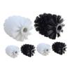 Anneome 6pcs Plastic Toilet Brush Head Replacement for Drill Bathroom Cleaning Tool Easy Attach Brush Refill Head view 1