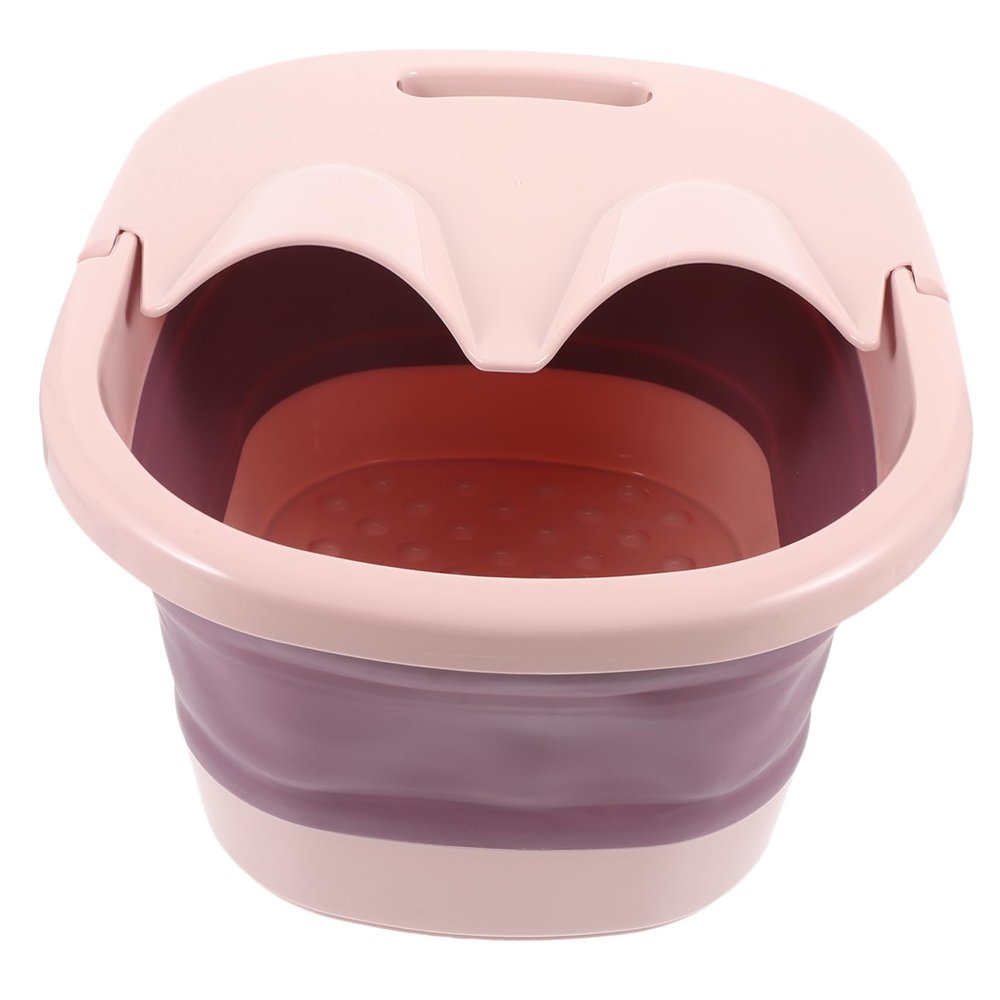 BCOATH 1pc Travel Foot Soak Basin Collapsible Foot Bath Bucket Sturdy Material Heat Retention