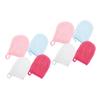 Healeved 8pcs Reusable Facial Cleaning Gloves Soft Makeup Mitts for Deep Pore Cleansing Washable Face Scrubber Water-absorbent Face Wash Gloves for Women view 1