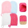 Healeved 8pcs Reusable Facial Cleaning Gloves Soft Makeup Mitts for Deep Pore Cleansing Washable Face Scrubber Water-absorbent Face Wash Gloves for Women view 4