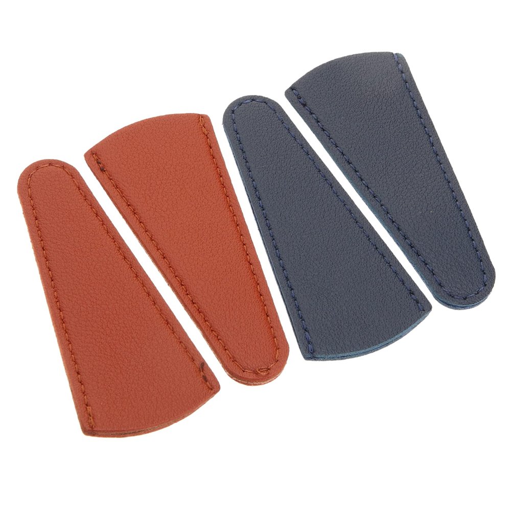 BELLIFFY 4pcs Portable Eyebrow Scissors Cover Lightweight Protector Sheaths for Trimming Tools Modern Minimalist Design Compact Storage