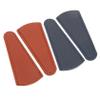 BELLIFFY 4pcs Portable Eyebrow Scissors Cover Lightweight Protector Sheaths for Trimming Tools Modern Minimalist Design Compact Storage view 1