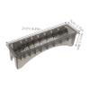 Baluue 2pcs Hair Clipper Guard and Comb Holder Case Organizer for Hair Tools Transparent Black Storage Box for Efficient Grooming Setup view 2