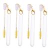 BELLIFFY 4Pcs Eyelash Brush Keychain Mascara Brushes with Lash Brow Comb for Makeup Enthusiasts Portable and Lightweight for Travel for Daily Use and Makeup Artists view 1
