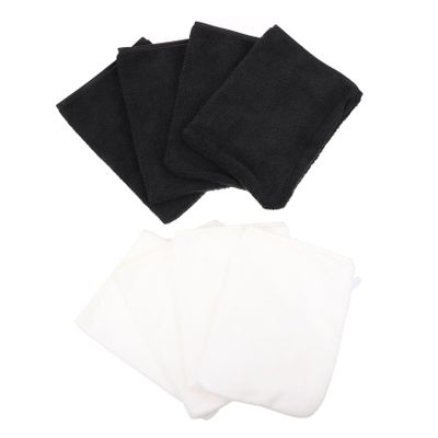 Healeved 8pcs Efficient Makeup Remover Gloves Kit Microfiber Face Eye Makeup Cleansing Gloves for Women