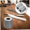 FOYTOKI 2pcs Manual Razor Stand Razor Storage Holder Stand for Shower Aluminum Base view 3