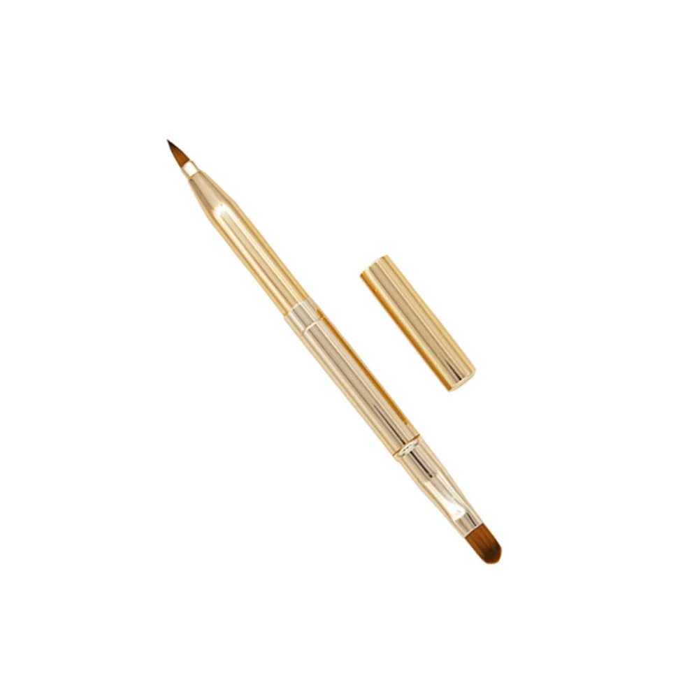 BELLIFFY Double-ended Lip Brush 2-in-1 Retractable Portable Makeup Tool for Women and Girls Concealer and Lip Applications