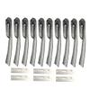 BELLIFFY Foldable Eyebrow Razor Portable Eyebrow Trimmer with Replaceable Stainless Steel Blades for Quick and Easy Grooming Travel-Friendly Makeup view 1