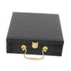 BCOATH Wooden Cigar Humidor Box Flipping Cover Portable Cigar Holder Case for Storage view 1