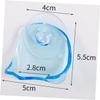 BRIGHTFUFU 2pcs Wall Razor Holders Suction Cup Shaver Rack Plastic Barber Supplies Modern Bathroom Organizer for Men's Razors view 2