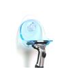 BRIGHTFUFU 2pcs Wall Razor Holders Suction Cup Shaver Rack Plastic Barber Supplies Modern Bathroom Organizer for Men's Razors view 3