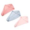 BELLIFFY 3pcs Quick Drying Hair Towels Button Soft Fleece Absorbent Caps for Women Lightweight Hair Drying Hats for Post-Bath Use view 1