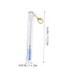 MUSISALY 4pcs Eyelash Brush Keychain for Mascara and Brow Grooming Beauty Tool for Travel Daily Use and Makeup Artists view 3