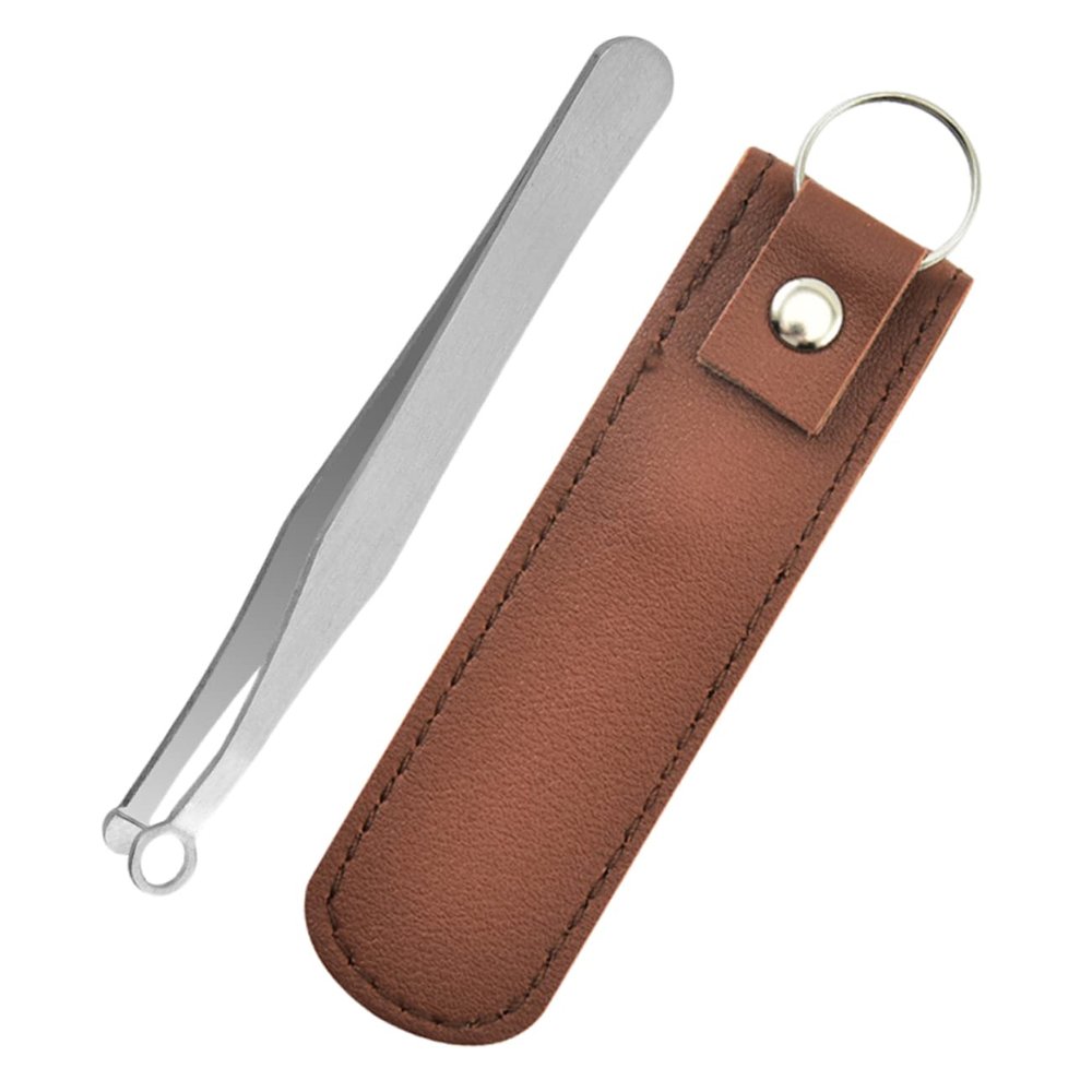 FOYTOKI Nasal Trimmer Tool for Men Nose Hair Tweezers Pikapipy Professional Clip Nose Hair Clip Remover Grooming Kit